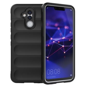 Blødt grebsformet cover til Huawei Mate 20 Lite - Sort