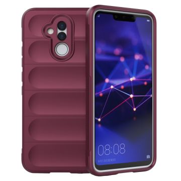 Blødt grebsformet cover til Huawei Mate 20 Lite - Rød