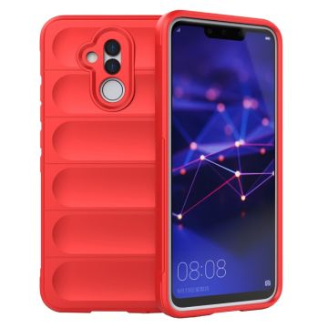 Blødt grebsformet cover til Huawei Mate 20 Lite - Rød