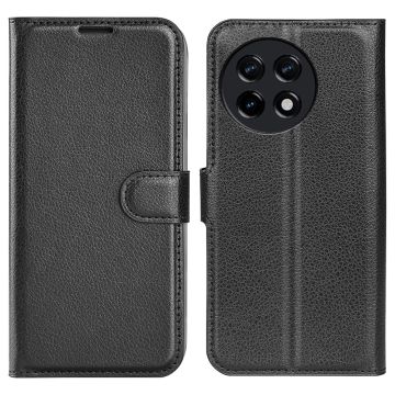 Klassisk OnePlus 11R / Ace 2 Flip Etui - Sort