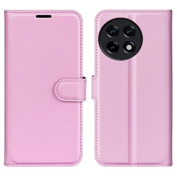 Klassisk OnePlus 11R / Ace 2 Flip Etui - Lyserød