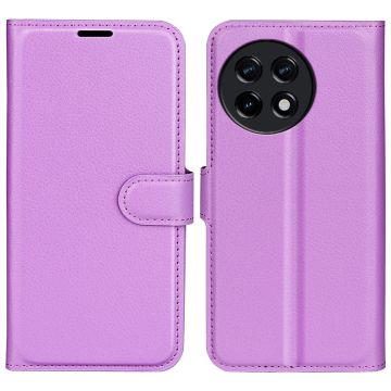 Klassisk OnePlus 11R / Ace 2 Flip Etui - Lilla