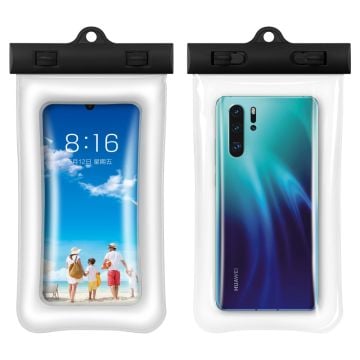 Universal waterproof pouch for 6.4 inch smartphone - Black