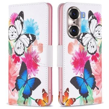 Wonderland Honor 60 Pro flip etui - To Sommerfugle