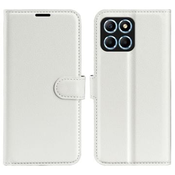 Klassisk Honor X8 Flip Etui - Hvid