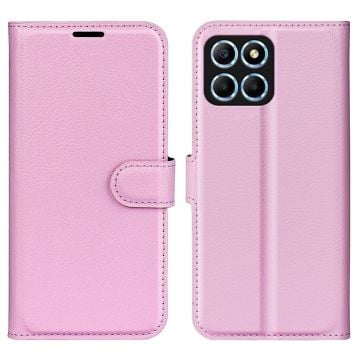 Klassisk Honor X8 Flip Etui - Lyserød