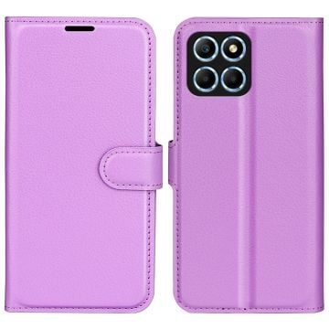 Klassisk Honor X8 Flip Etui - Lilla