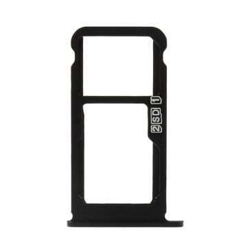 Nokia 7.1 OEM holder til dobbelt sim-kort - Sort