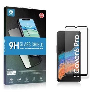 MOCOLO HD Samsung Galaxy Xcover 6 Pro skærmbeskytter i hærdet glas - Sort Udgave