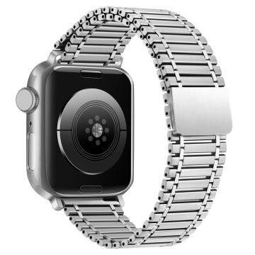 Apple Watch Series 8 (41mm) rem i rustfrit stål - Sølv