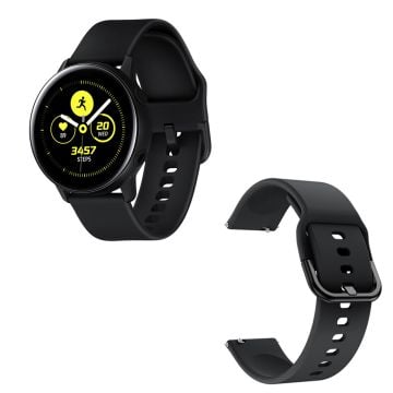 20mm Garmin Vivomove Luxe / Vivomove 3 / Vivomove style  / Venu holdbar silikone Urrem – Sort