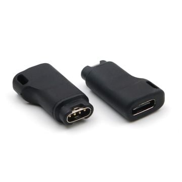 USB Type-C hun til opladningsadapter til Garmin-ur