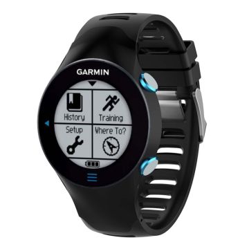 Garmin Forerunner 610 silikoneurrem - sort