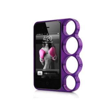 BrassKnuckles (lilla) iPhone 4/4S-cover