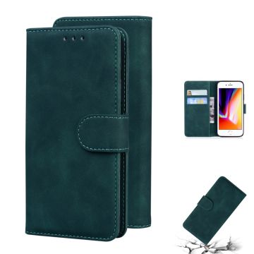 Leather Wallet Stand Phone Case for iPhone 7/8/SE (2020)/SE (2022) - Green