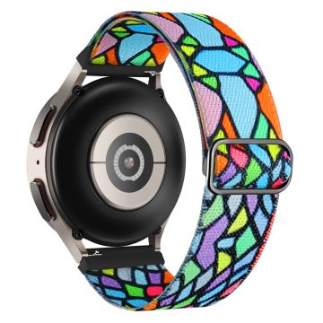 Mønstret nylon-urrem til Coros Apex Pro / Apex 46mm - Geometrisk Regnbue-Design