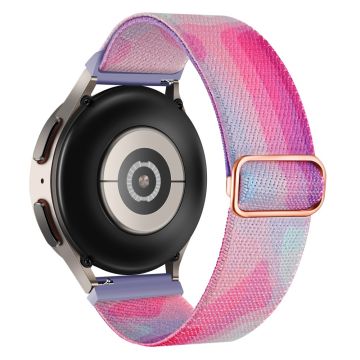 Mønstret nylon-urrem til Coros Apex Pro / Apex 46mm - Lilla Blå Design