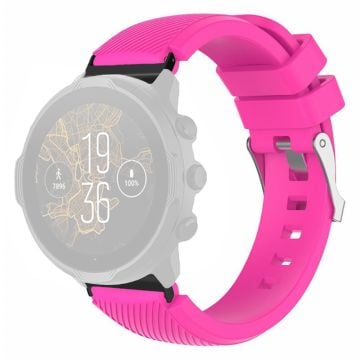 Suunto Spartan Sport Wrist HR Baro / Suunto 7 Watch Strap 24mm Twill Texture Flexible Band - Rose