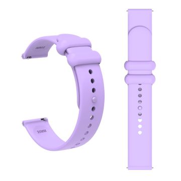 Garmin Vivomove 3 / GarminMove 3 Silikonerem 20mm Knapspænde Urrem - Lilla Violet