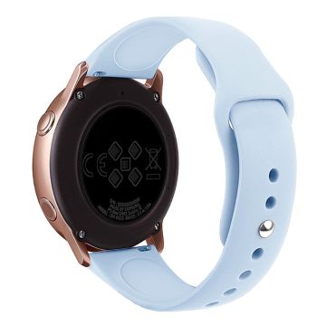 KALEBOL KLB-DKGJ-001 Samsung Galaxy Watch6 Classic 47mm 43mm Watch Band 20mm Silicone Strap - Lilla Violet