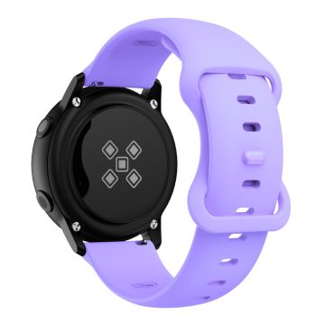 KALEBOL KLB-HDKGJ-001 Samsung Galaxy Watch6 Classic 43mm / 47mm Watch Band 20mm Silicone Strap - Lilla