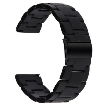 FITVII Resin Watch Band Waterproof Replacement Watch Strap - Black