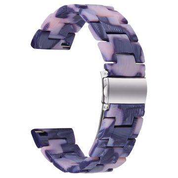 FITVII Resin Watch Band Vandtæt udskiftningsurrem - Blæk Sort Pink