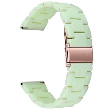 FITVII Resin Watch Band Waterproof Replacement Watch Strap - Avocado Green