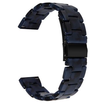 FITVII Waterproof Watch Strap Replacement Resin Watch Band - Dark Blue