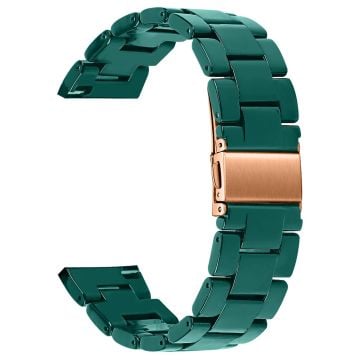 FITVII Waterproof Watch Strap Replacement Resin Watch Band - Dark Green