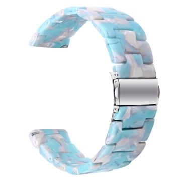 FITVII Waterproof Watch Strap Replacement Resin Watch Band - Sky Blue