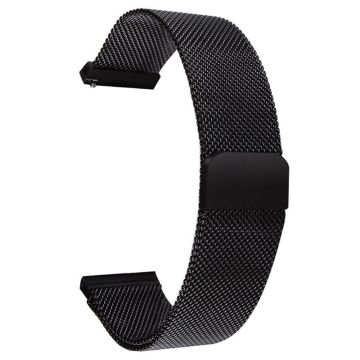 Garmin Lily 2 Magnetic Watch Strap 14mm Milanese Mesh Wrist Band - Sort