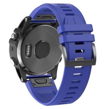 KALEBOL KLB-PWGJ-001 Garmin Fenix 7X / 7X Pro Watch Band 26mm Silicone Watch Strap - Safir