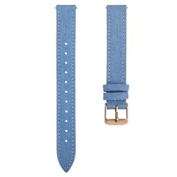 Garmin Lily 2 Linen Leather Watchrem Adjustable Watchrem Replacement - Babyblå