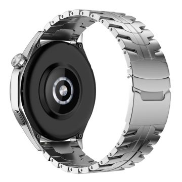 Huawei Watch 4 / 4 Pro / Watch GT 4 46mm Watchband 22mm Pure Titanium Håndledsrem - Sølv