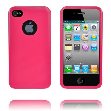 Soft Shell Logo Cut Ver. II (Hot Pink) iPhone 4/4S-cover