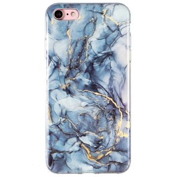 Marble design iPhone SE (2022) / iPhone SE 2020 / iPhone 7 cover - Grå