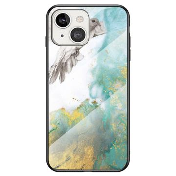 Fantasy iPhone 14 cover - Flyvende Due-Marmor