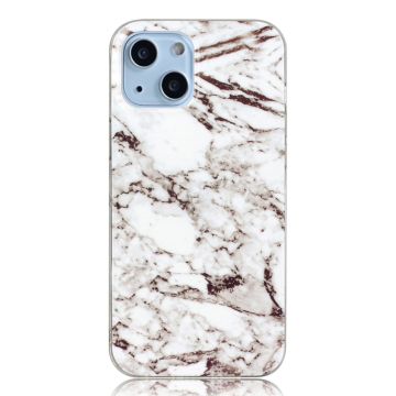 Marble design iPhone 14 cover - Hvid Marmor