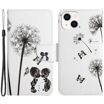 Wonderland iPhone 14 flip etui - Mælkebøtte