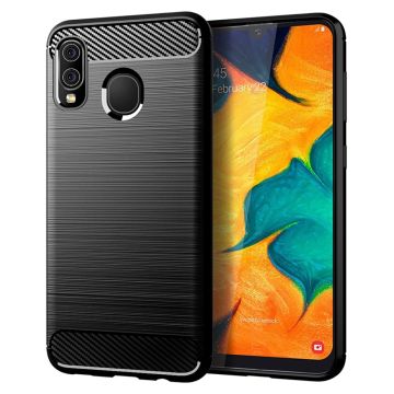 Carbon Flex Samsung Galaxy M10s / Samsung Galaxy A20 / Samsung Galaxy A30 cover - Sort