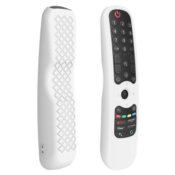 LG Magic Remote 2021 MR21 silikoneovertræk - Hvid