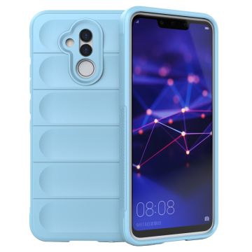 Blødt grebsformet cover til Huawei Mate 20 Lite - Blå