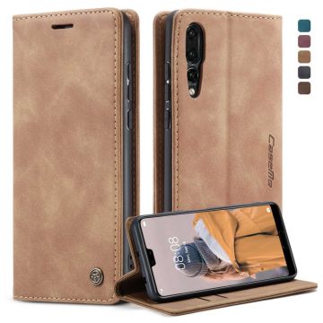 CaseMe Huawei P20 Pro Vintage Etui - Brun