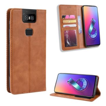 Bofink Vintage Asus ZenFone 6 ZS630KL etui - Brun