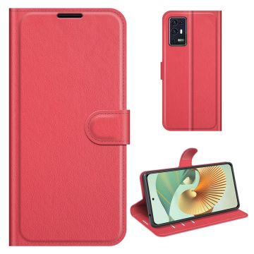 Classic Zte Axon 30 Pro 5g Flip Etui - Rød