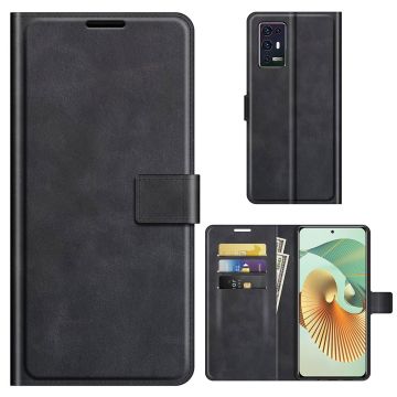 Wallet-style Læder Etui til Zte Axon 30 Pro 5g - Sort