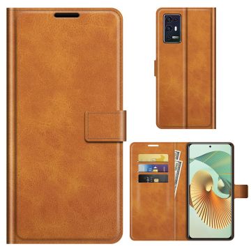 Wallet-style Læder Etui til Zte Axon 30 Pro 5g - Orange