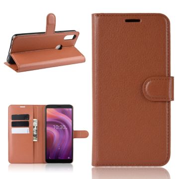 Classic Alcatel 3v (2019) etui – Brun