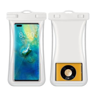 Universal waterproof phone bag - White